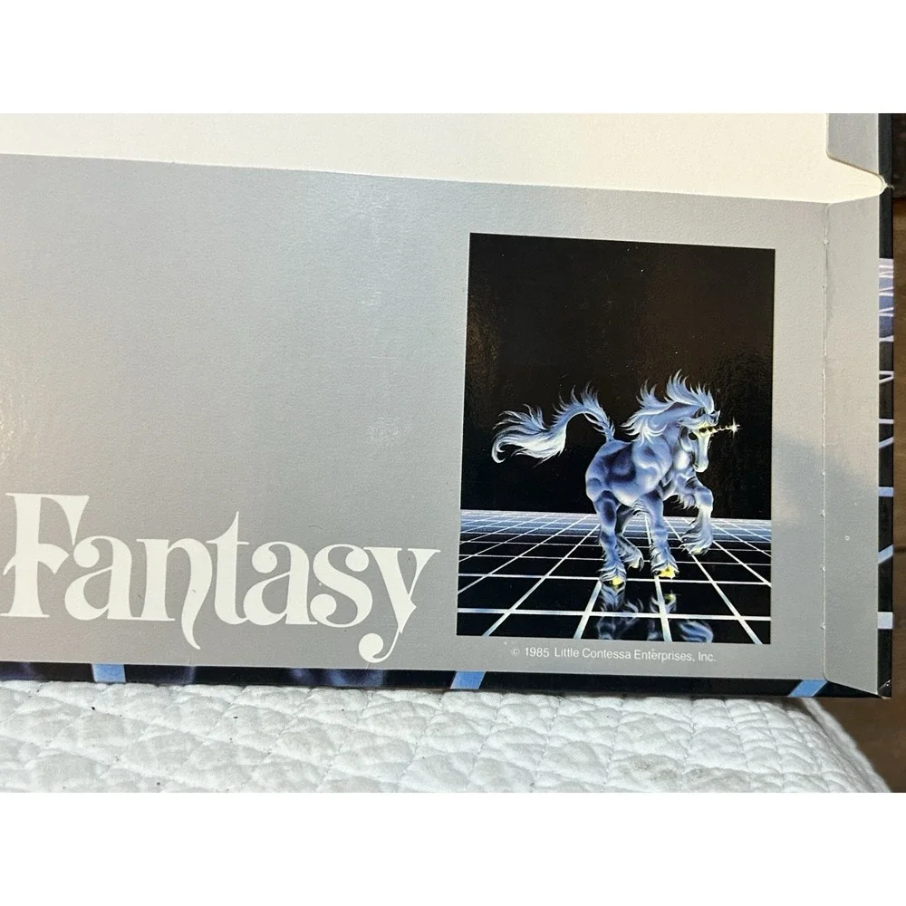 Vintage Mead Portfolio Folder Fantasy Unicorn‎ #33296 1985 Susan Dawe Artist